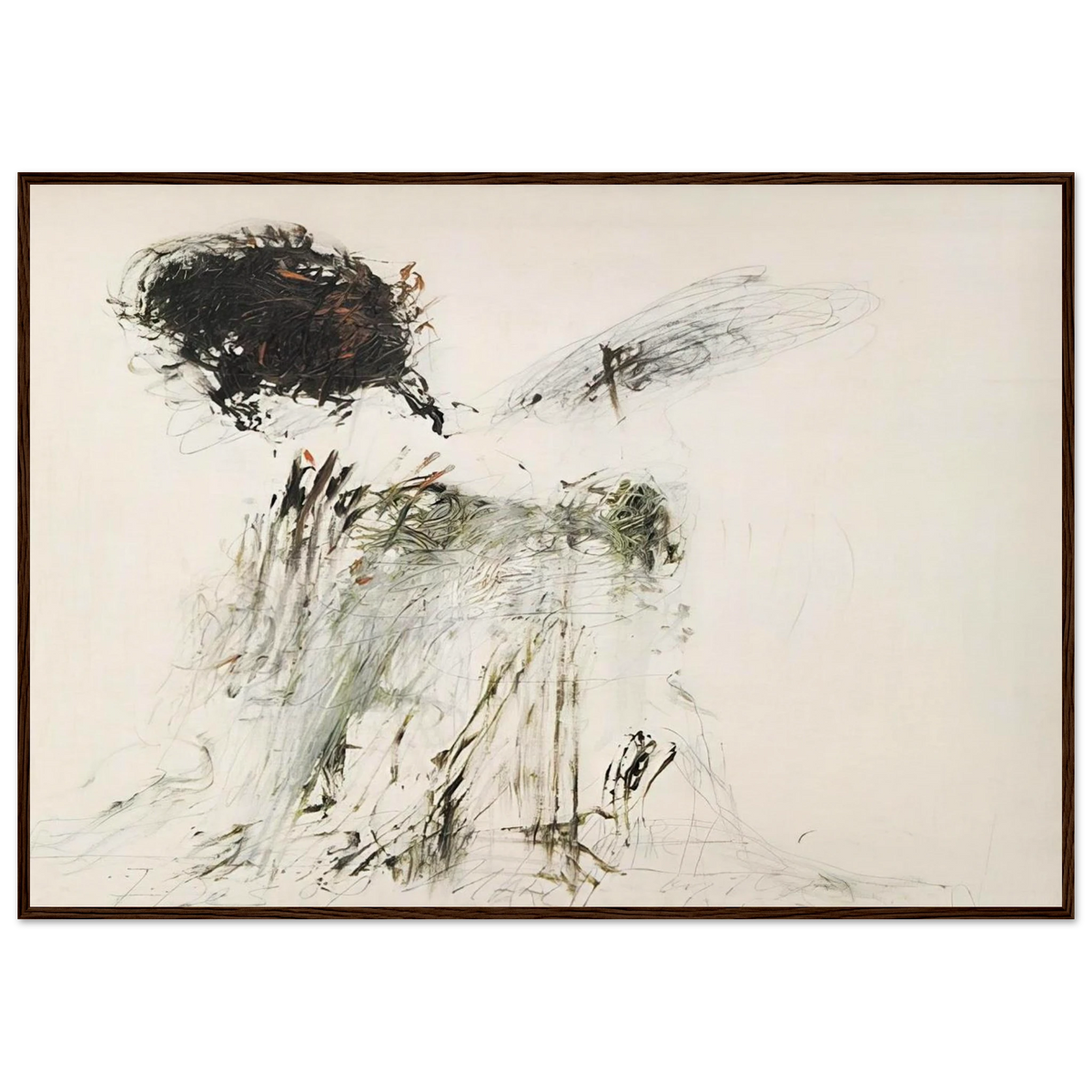 Ides of March Framed Poster | Cy Twombly Framed Prints Wall Art | Cy Twombly Store