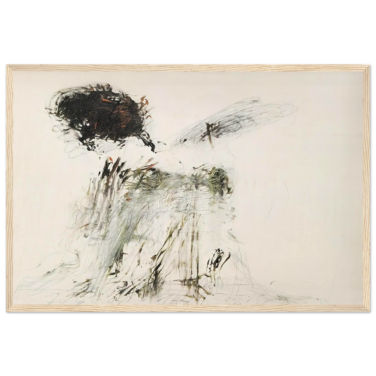Ides of March Framed Poster | Cy Twombly Framed Prints Wall Art | Cy Twombly Store