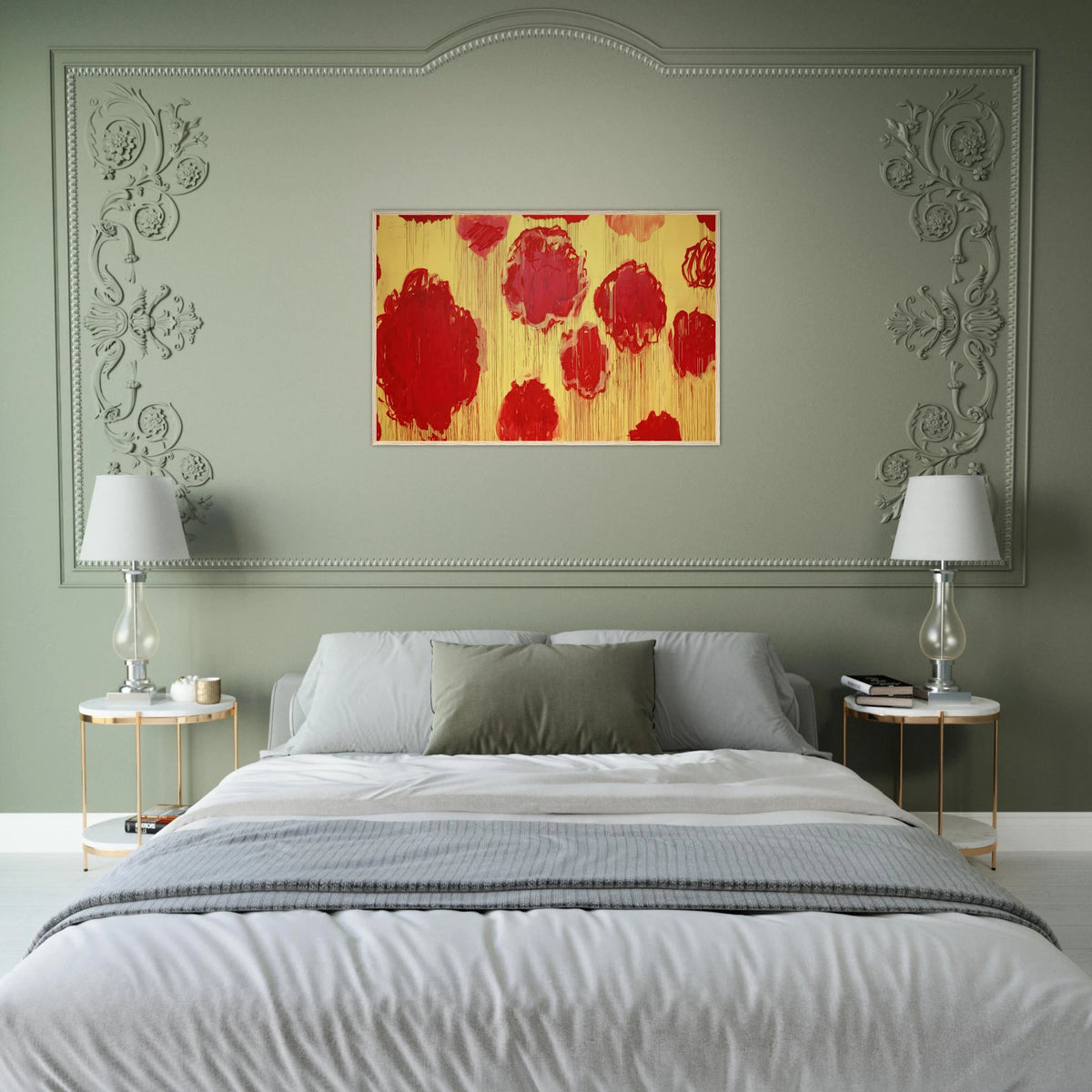 Untitled  Peonias series  Framed Poster | Cy Twombly Framed Prints Wall Art | Cy Twombly Store