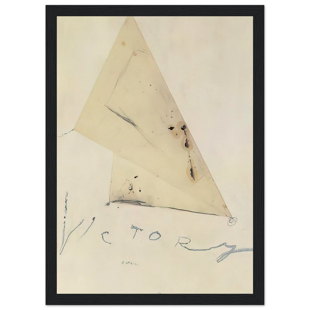 Victory Framed Poster | Cy Twombly Framed Prints Wall Art | Cy Twombly Store