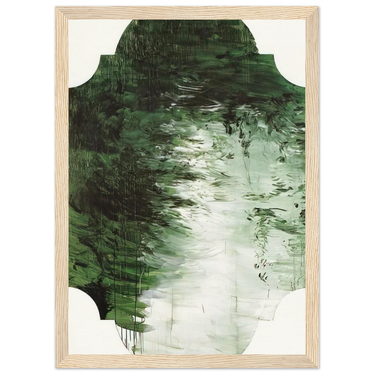 Untitled Part V Framed Poster | Cy Twombly Framed Prints Wall Art | Cy Twombly Store