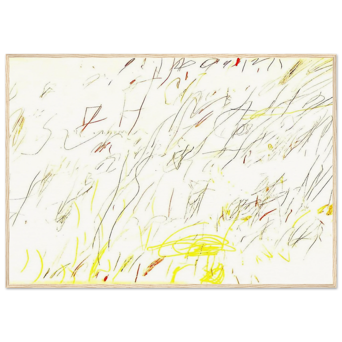 Blue Room Framed Poster | Cy Twombly Framed Prints Wall Art | Cy Twombly Store