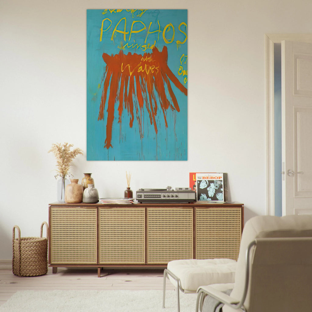Leaving Paphos Ringed With Waves IV Poster | Cy Twombly Poster | Cy Twombly Store