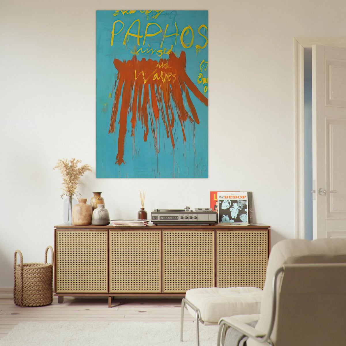 Leaving Paphos Ringed With Waves IV Poster | Cy Twombly Poster | Cy Twombly Store