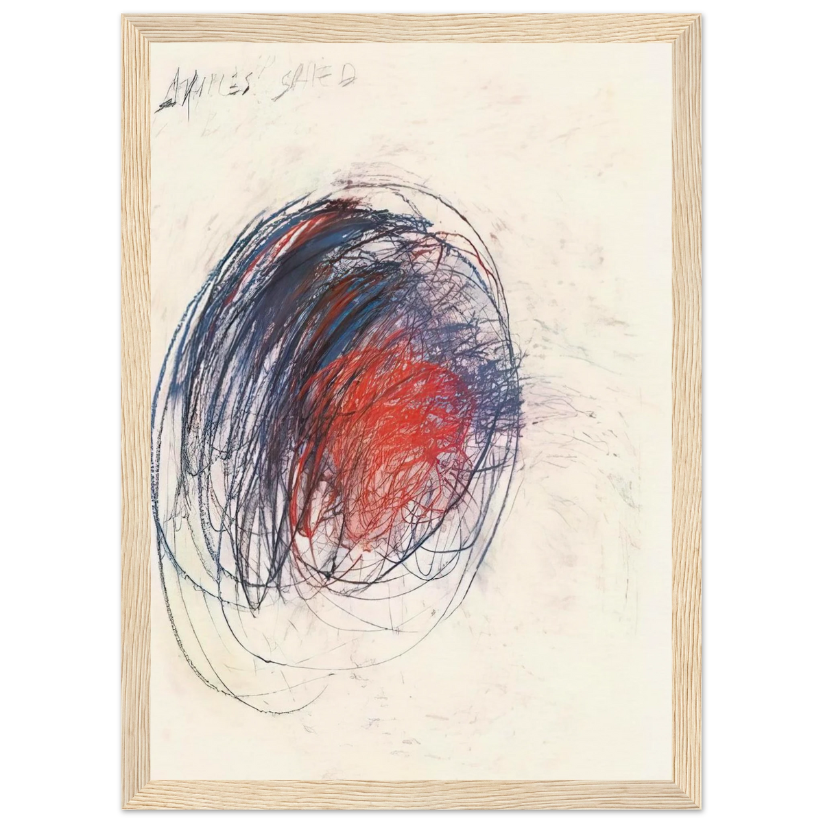 Fifty Days at Iliam. Shield of Achilles Framed Poster | Cy Twombly Framed Prints Wall Art | Cy Twombly Store