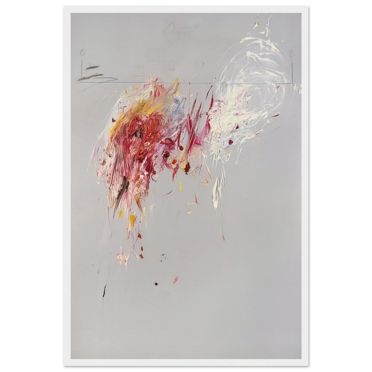 Nine Discourses on Commodus, Part V Framed Poster | Cy Twombly Framed Prints Wall Art | Cy Twombly Store