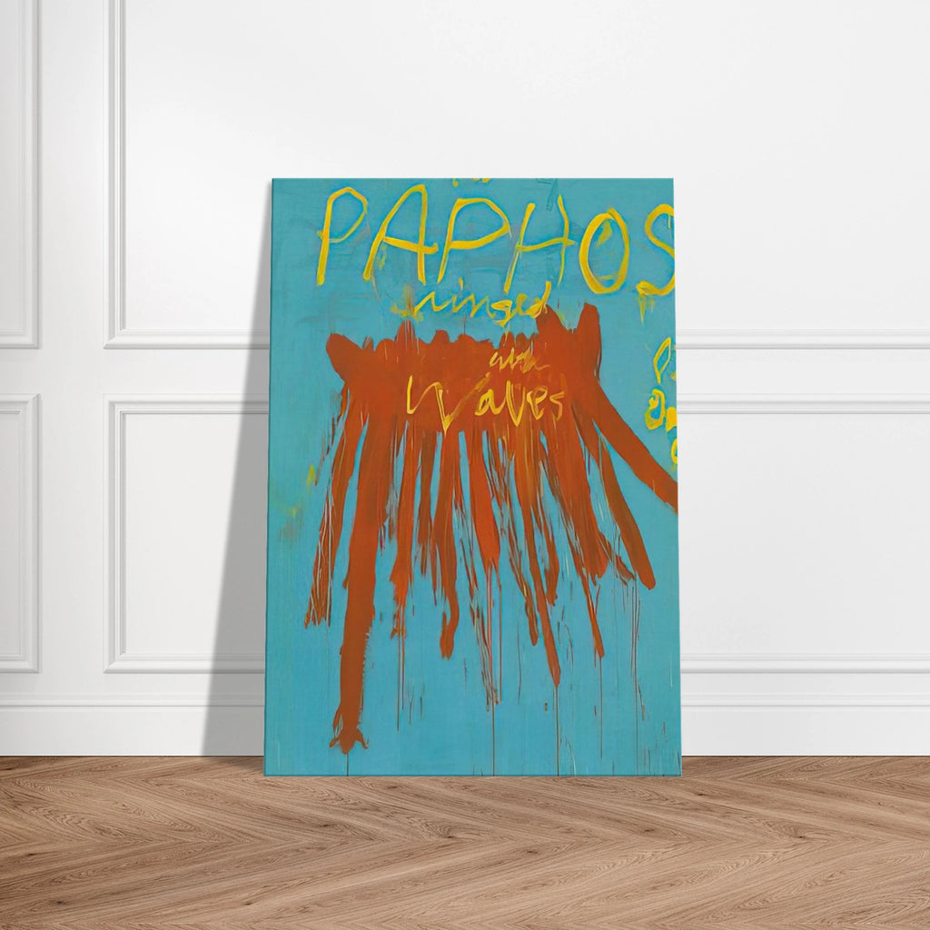 Leaving Paphos Ringed With Waves IV Canvas | Cy Twombly Canvas | Cy Twombly Store