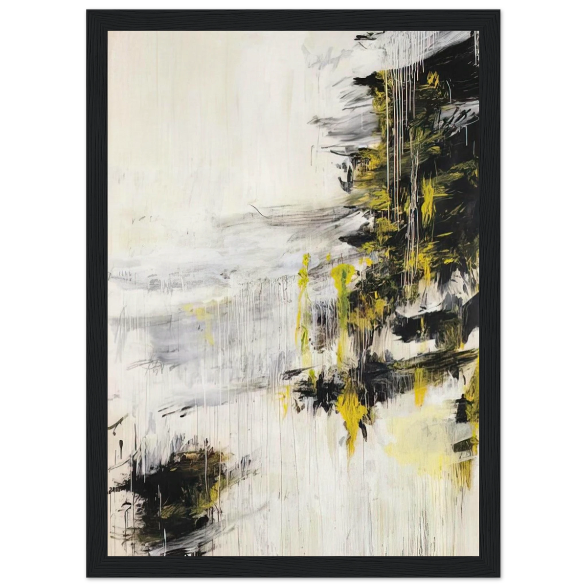 Quattro Stagioni II. Inverno Framed Poster | Cy Twombly Framed Prints Wall Art | Cy Twombly Store