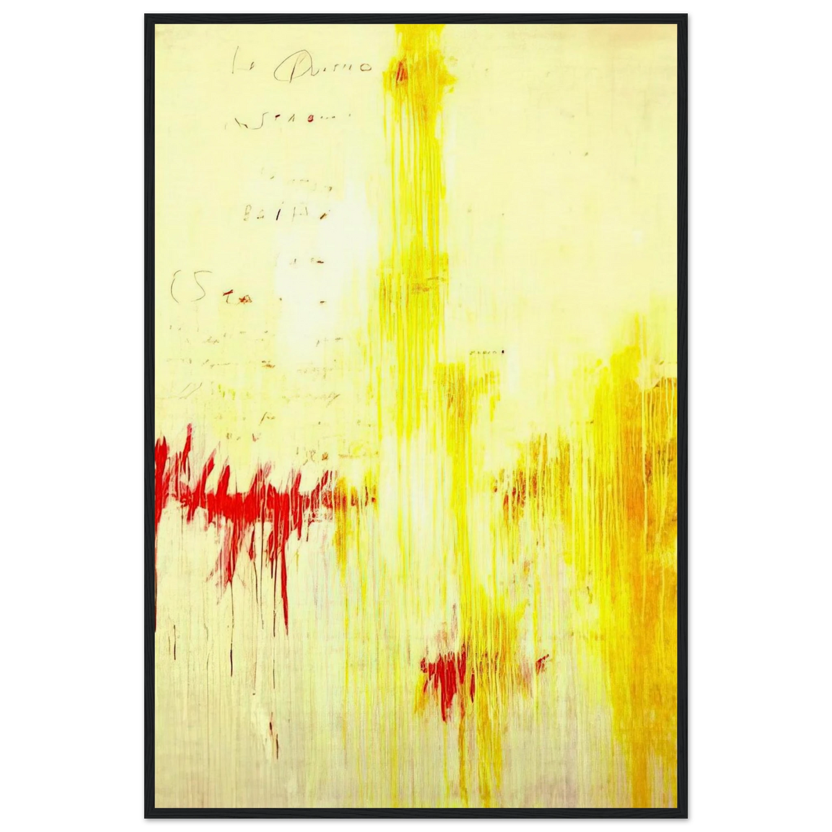 Quattro stagioni I. Estate Framed Poster | Cy Twombly Framed Prints Wall Art | Cy Twombly Store