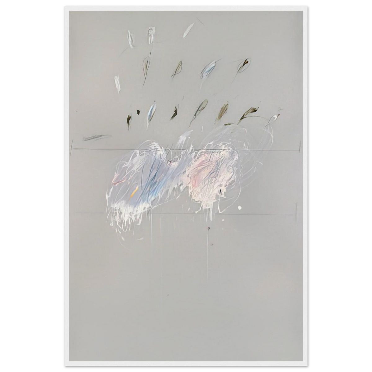 Nine Discourses on Commodus, Part VI Framed Poster | Cy Twombly Framed Prints Wall Art | Cy Twombly Store