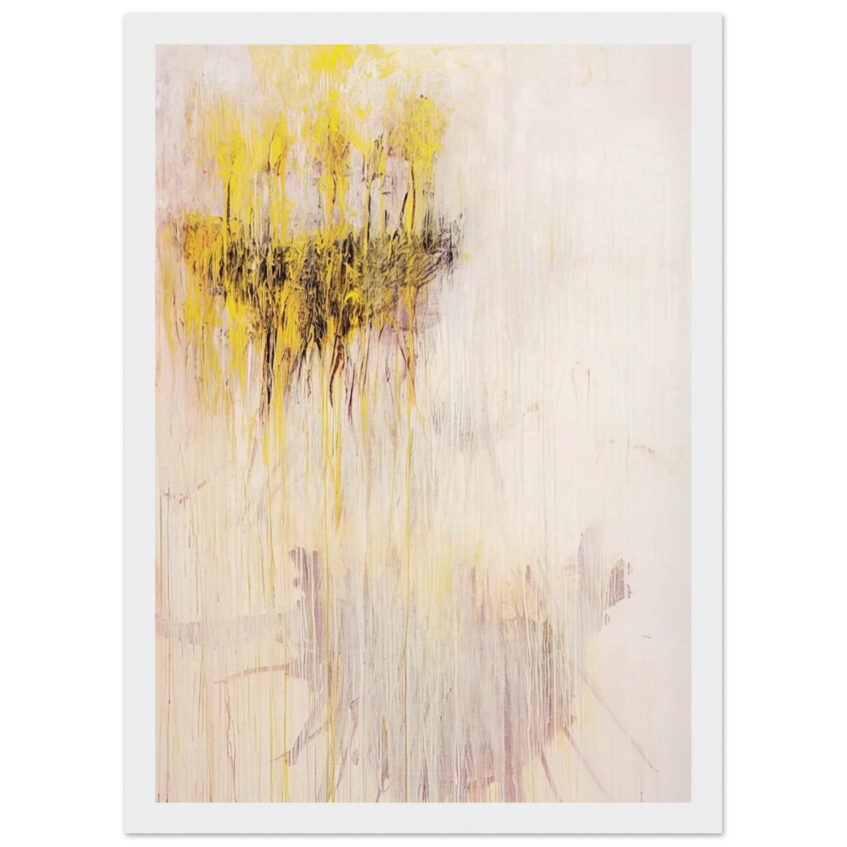 Coronation of Sesostris Framed Poster | Cy Twombly Framed Prints Wall Art | Cy Twombly Store