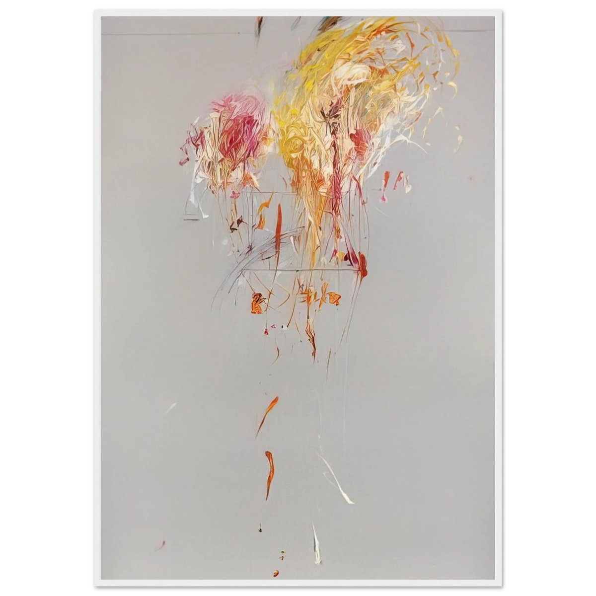 Nine Discourses on Commodus, Part IX Framed Poster | Cy Twombly Framed Prints Wall Art | Cy Twombly Store