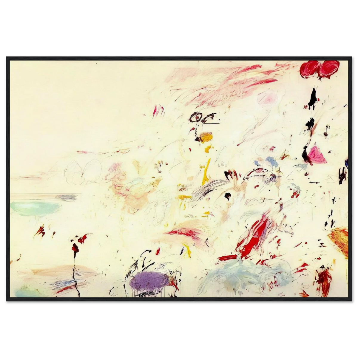 Bay of Naples Framed Poster | Cy Twombly Framed Prints Wall Art | Cy Twombly Store