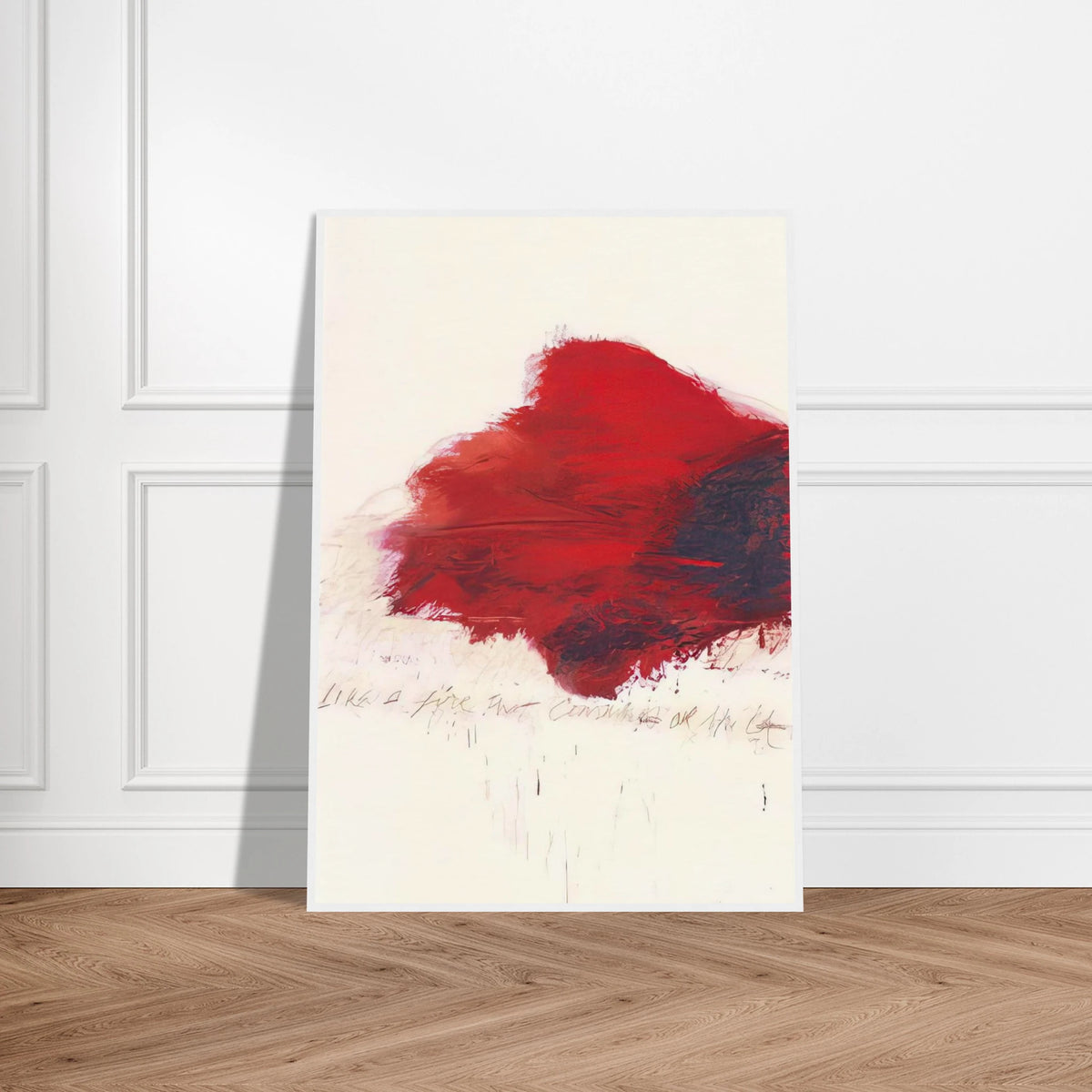 Fifty Days at Iliam. The Fire that Consumes All before It Framed Poster | Cy Twombly Framed Prints Wall Art | Cy Twombly Store