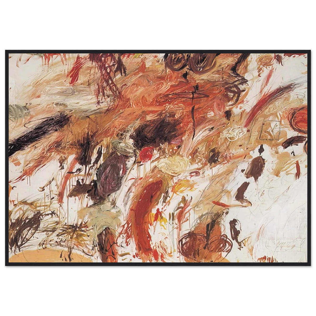 Ferragosto V Framed Poster | Cy Twombly Framed Prints Wall Art | Cy Twombly Store