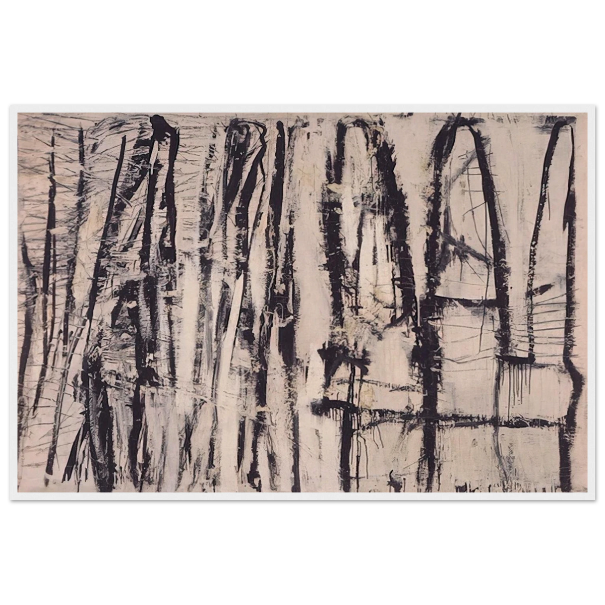 Quarzeat Framed Poster | Cy Twombly Framed Prints Wall Art | Cy Twombly Store