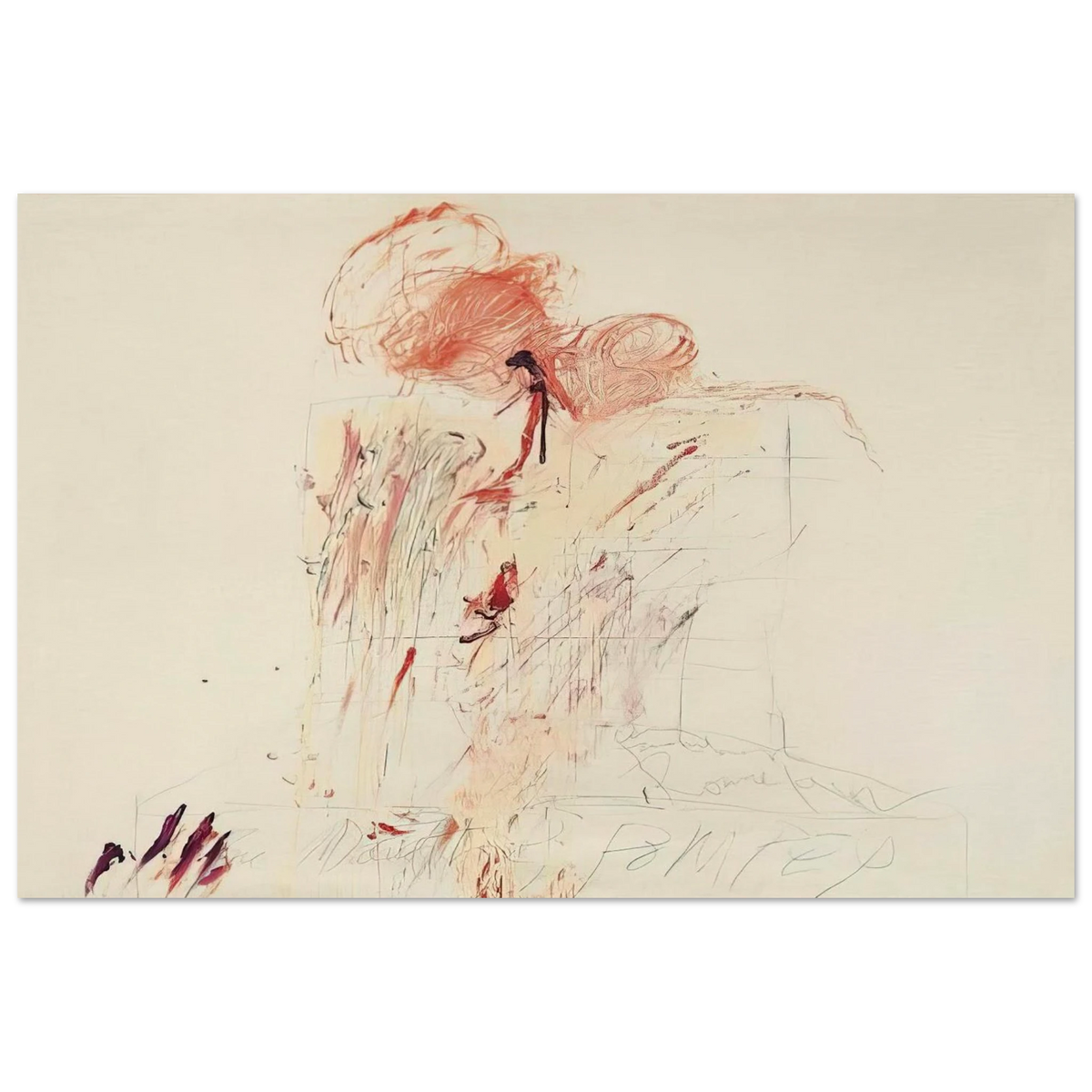 Death of Pompey  Rome  Poster | Cy Twombly Poster | Cy Twombly Store