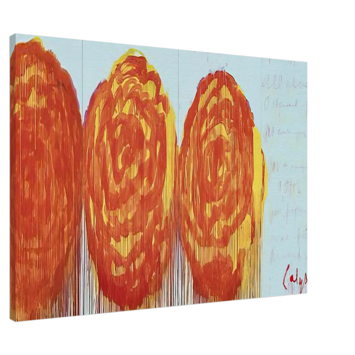 The Rose  II  Canvas | Cy Twombly Canvas | Cy Twombly Store