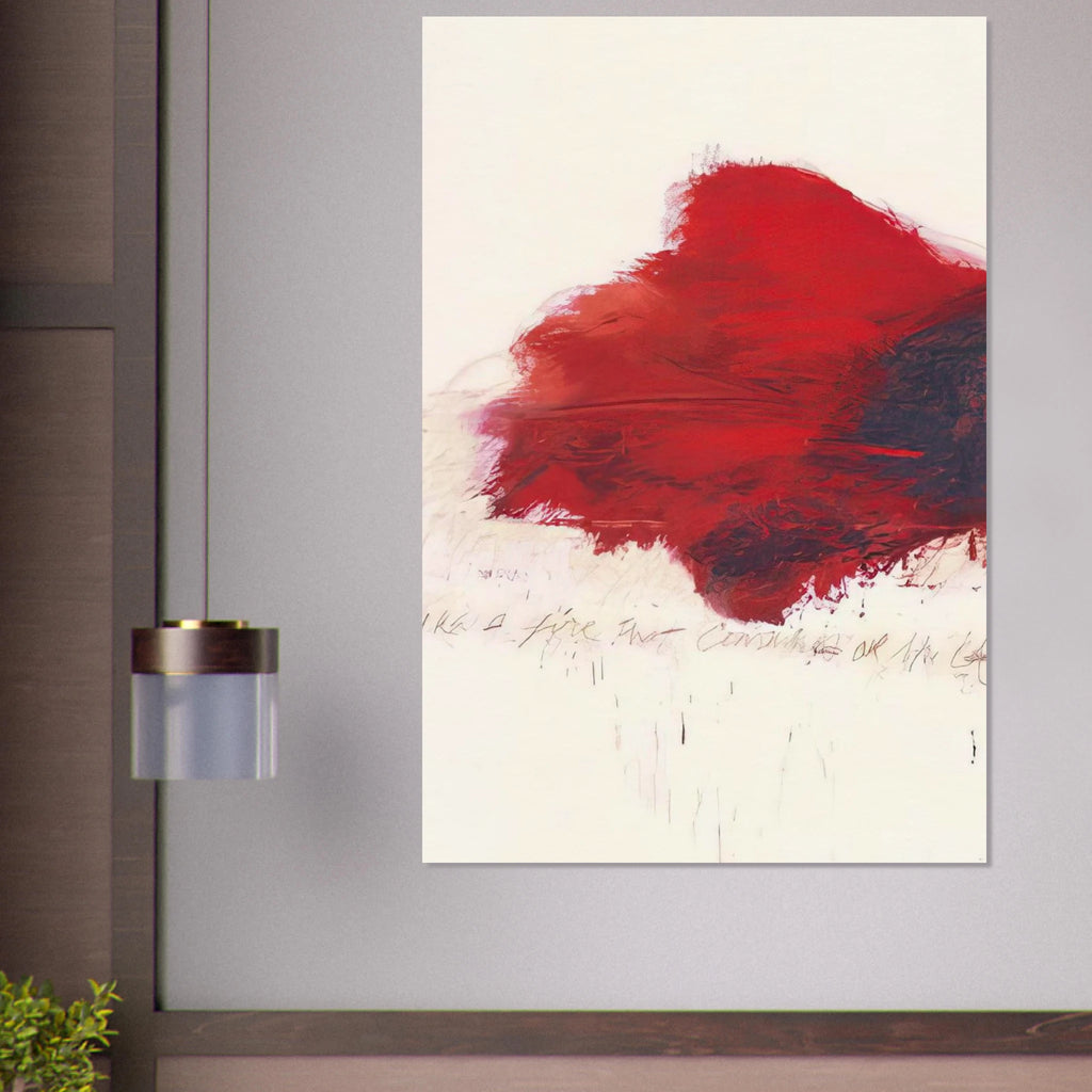 Fifty Days at Iliam. The Fire that Consumes All before It Poster | Cy Twombly Poster | Cy Twombly Store