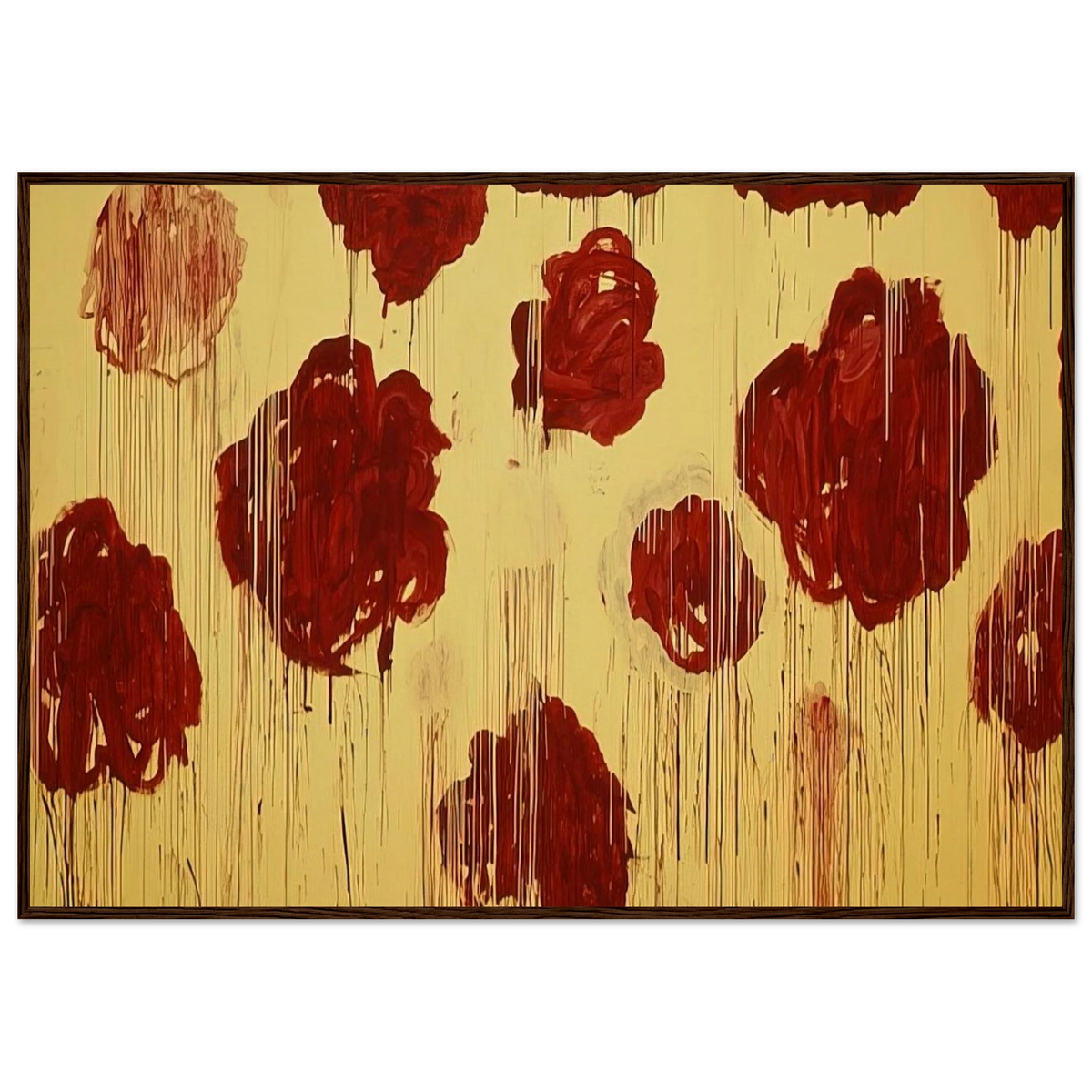 Untitled,  Blooming, A Scattering of Blossoms & Other Things  Framed Poster | Cy Twombly Framed Prints Wall Art | Cy Twombly Store