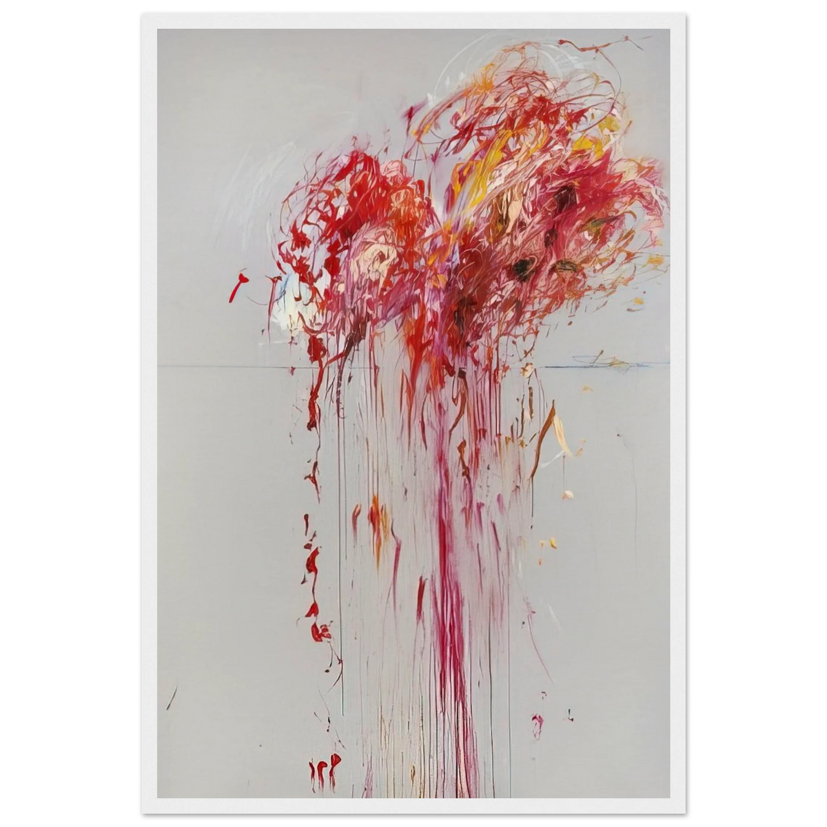 Nine Discourses on Commodus, Part VIII Framed Poster | Cy Twombly Framed Prints Wall Art | Cy Twombly Store