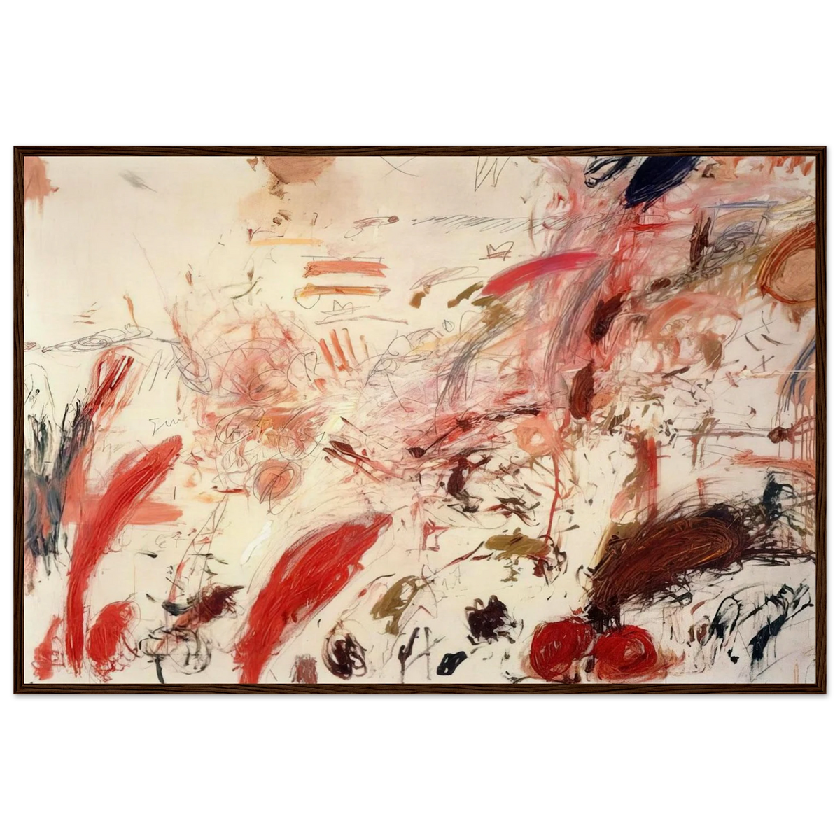 Ferragosto IV Framed Poster | Cy Twombly Framed Prints Wall Art | Cy Twombly Store
