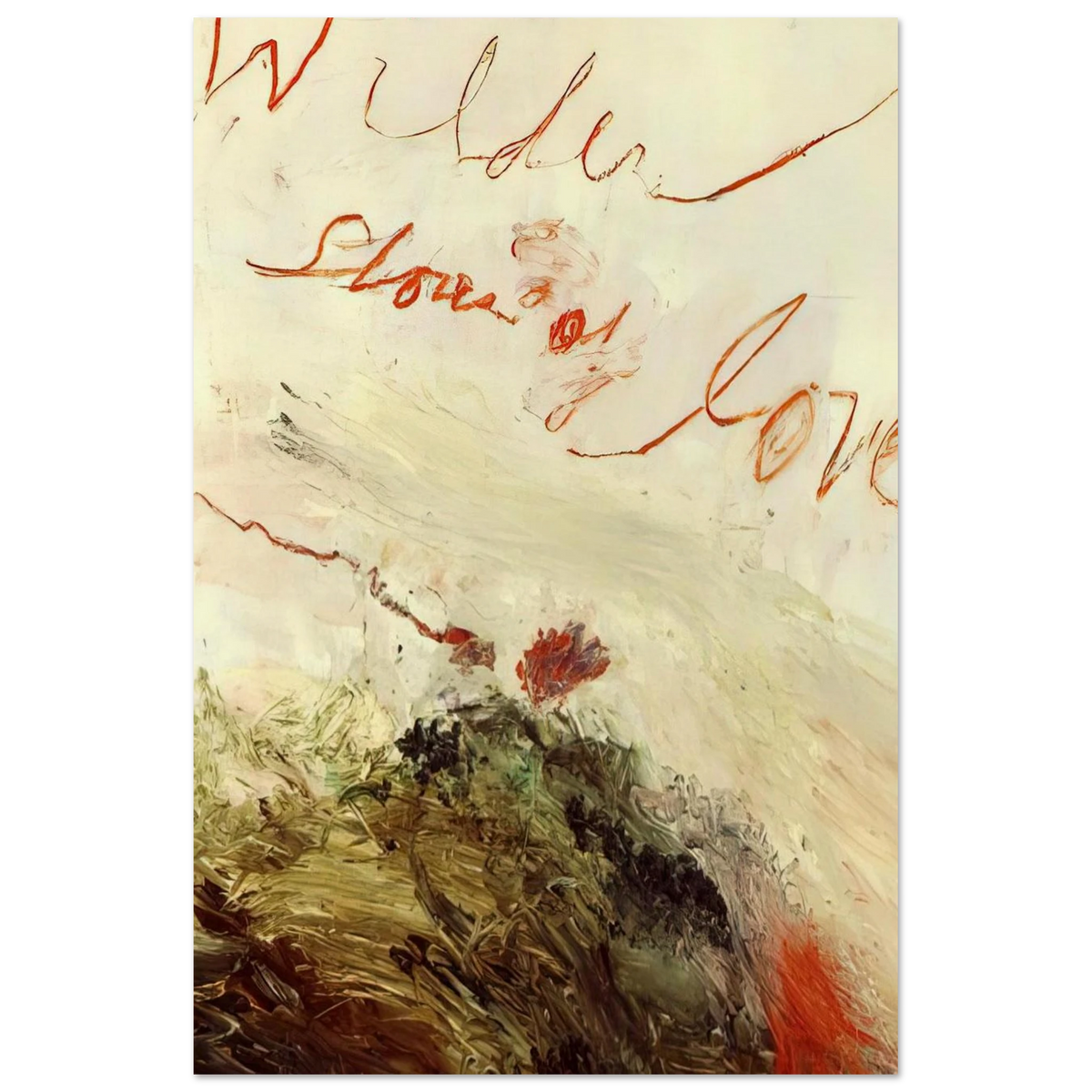 Wilder Shores of Love Poster | Cy Twombly Poster | Cy Twombly Store