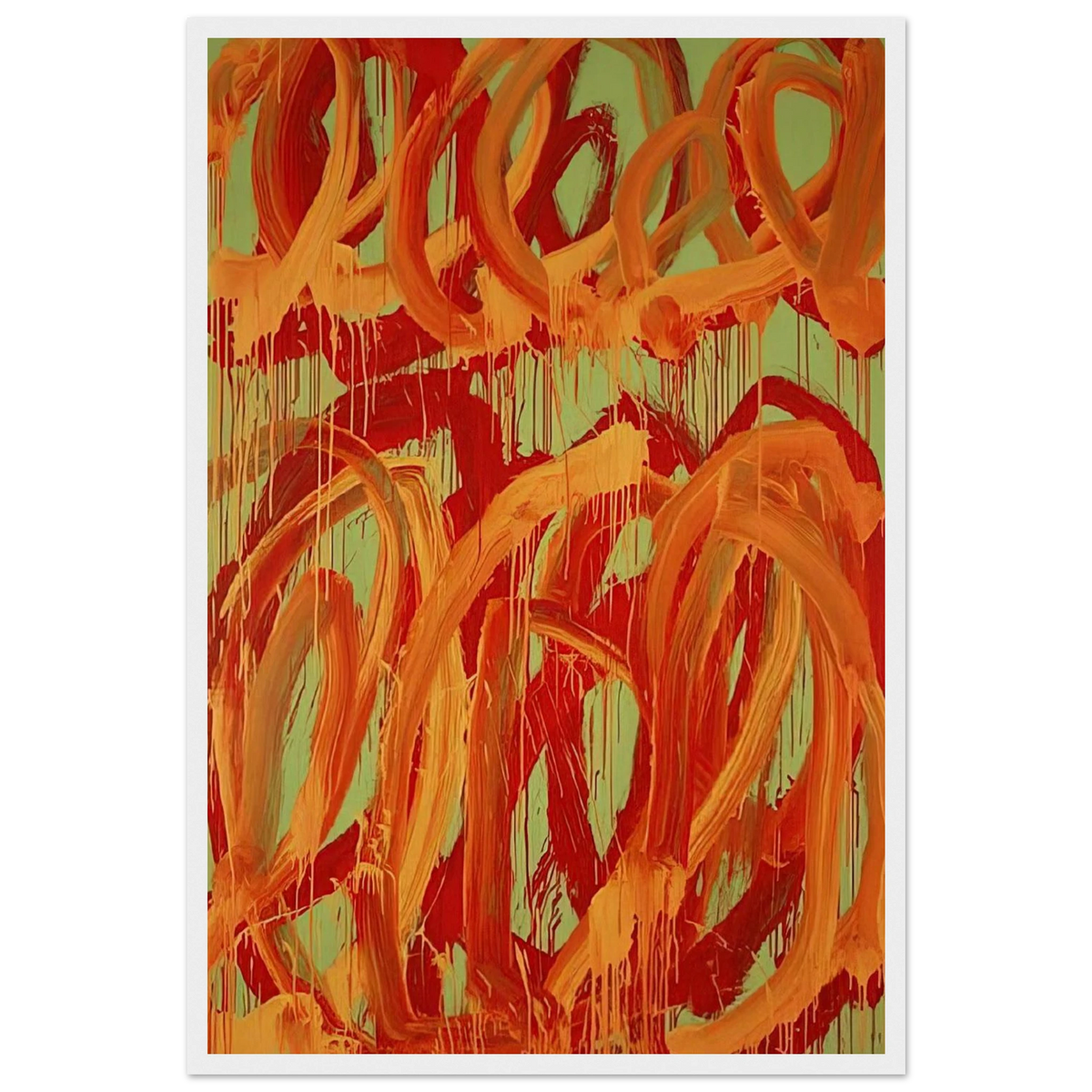 Camino Real  IV  Framed Poster | Cy Twombly Framed Prints Wall Art | Cy Twombly Store