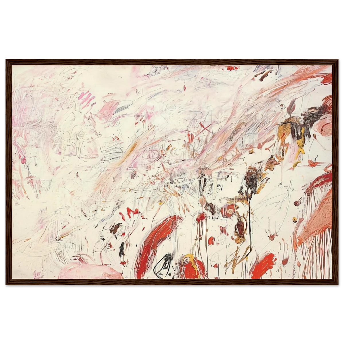Ferragosto III Framed Poster | Cy Twombly Framed Prints Wall Art | Cy Twombly Store