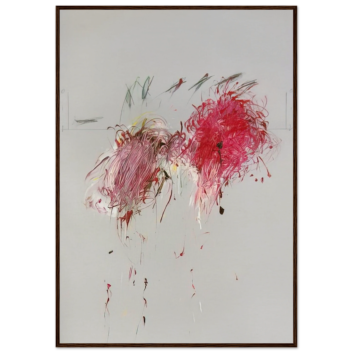 Nine Discourses on Commodus, , Part VII Framed Poster | Cy Twombly Framed Prints Wall Art | Cy Twombly Store