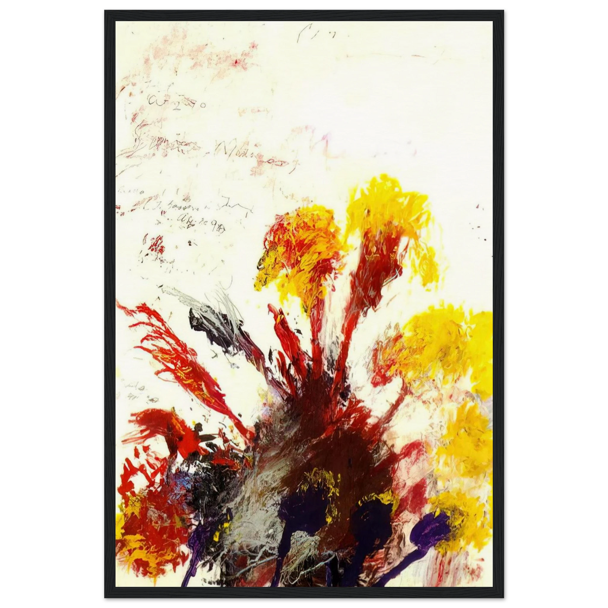 Summer Madness Framed Poster | Cy Twombly Framed Prints Wall Art | Cy Twombly Store