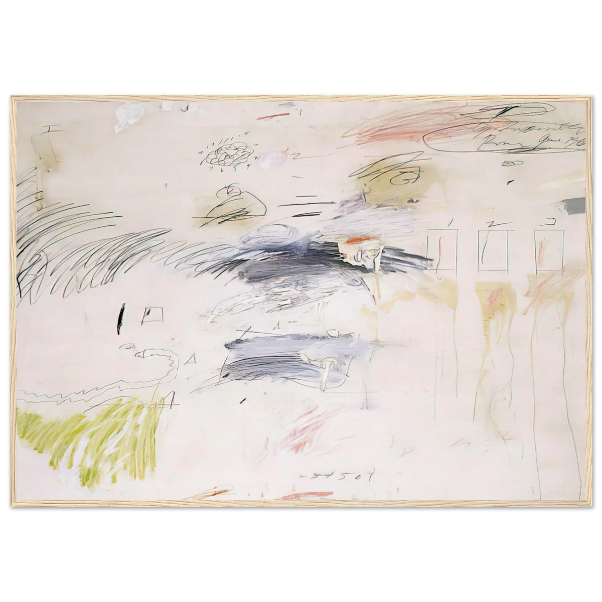 Untitled, Rome Framed Poster | Cy Twombly Framed Prints Wall Art | Cy Twombly Store