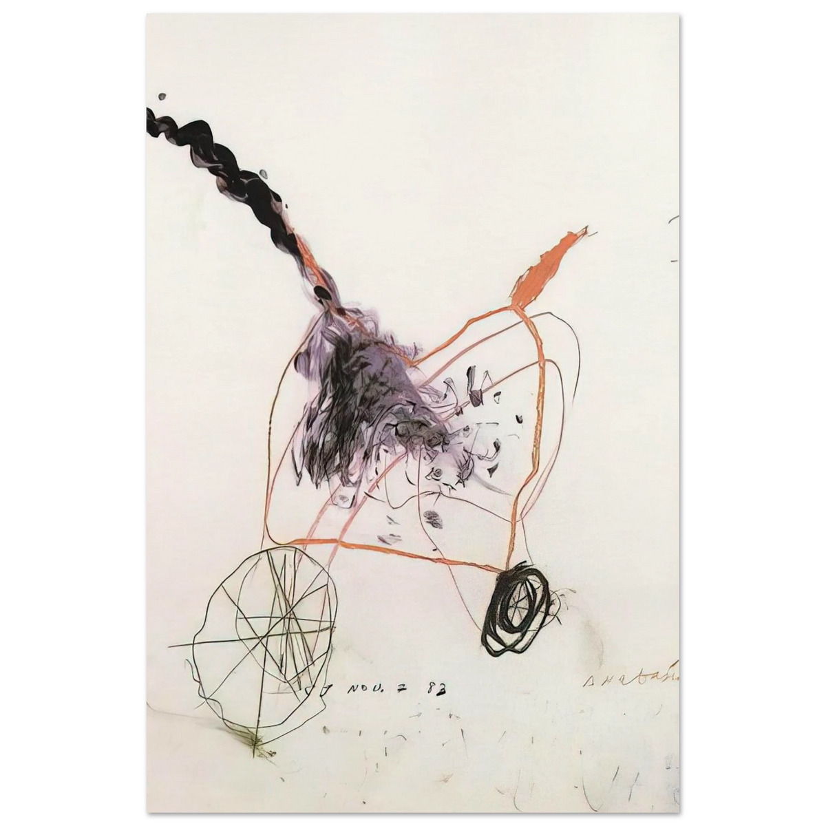 Anabasis Poster | Cy Twombly Poster | Cy Twombly Store