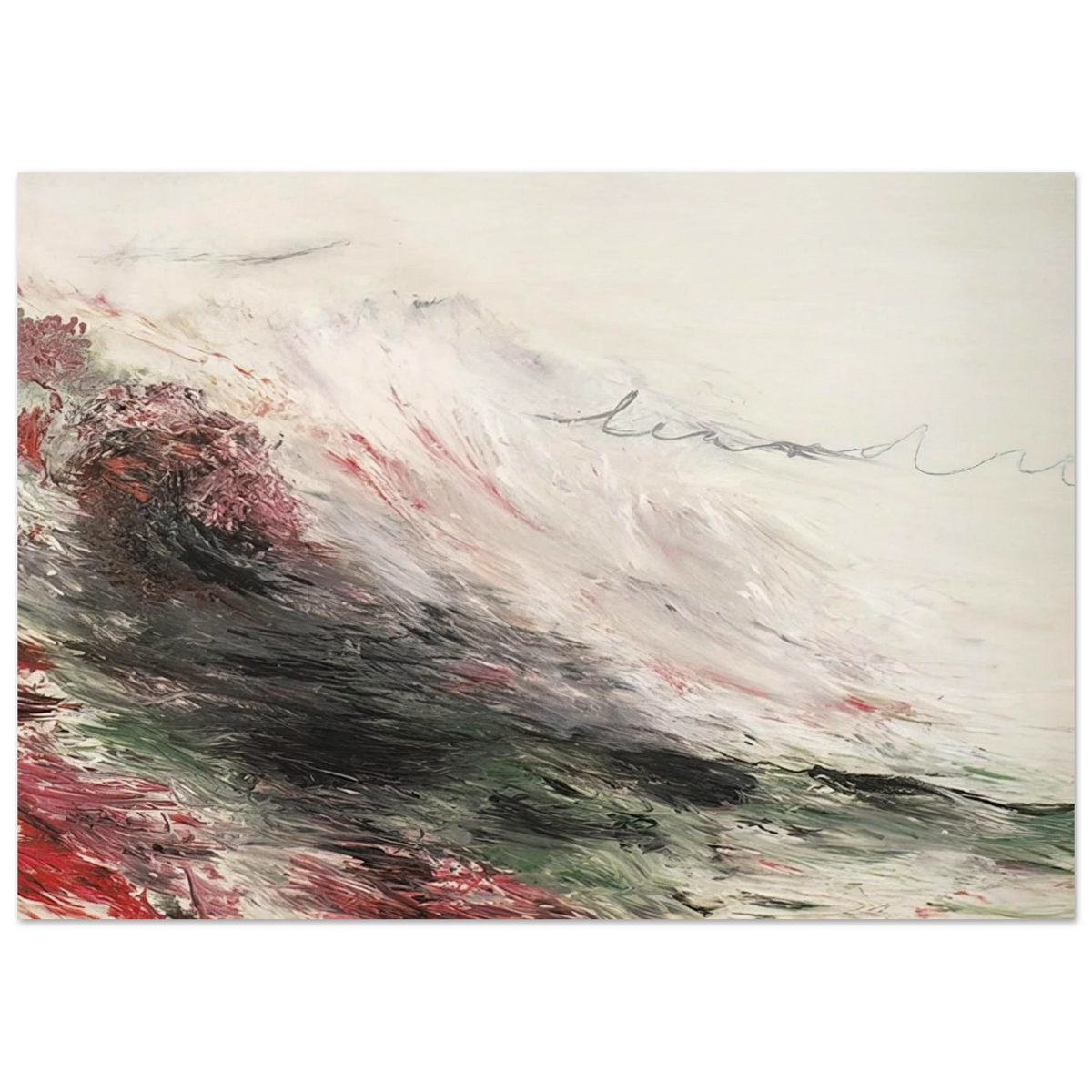 Hero and Leandro  A Painting in Four Parts  Part I Poster | Cy Twombly Poster | Cy Twombly Store