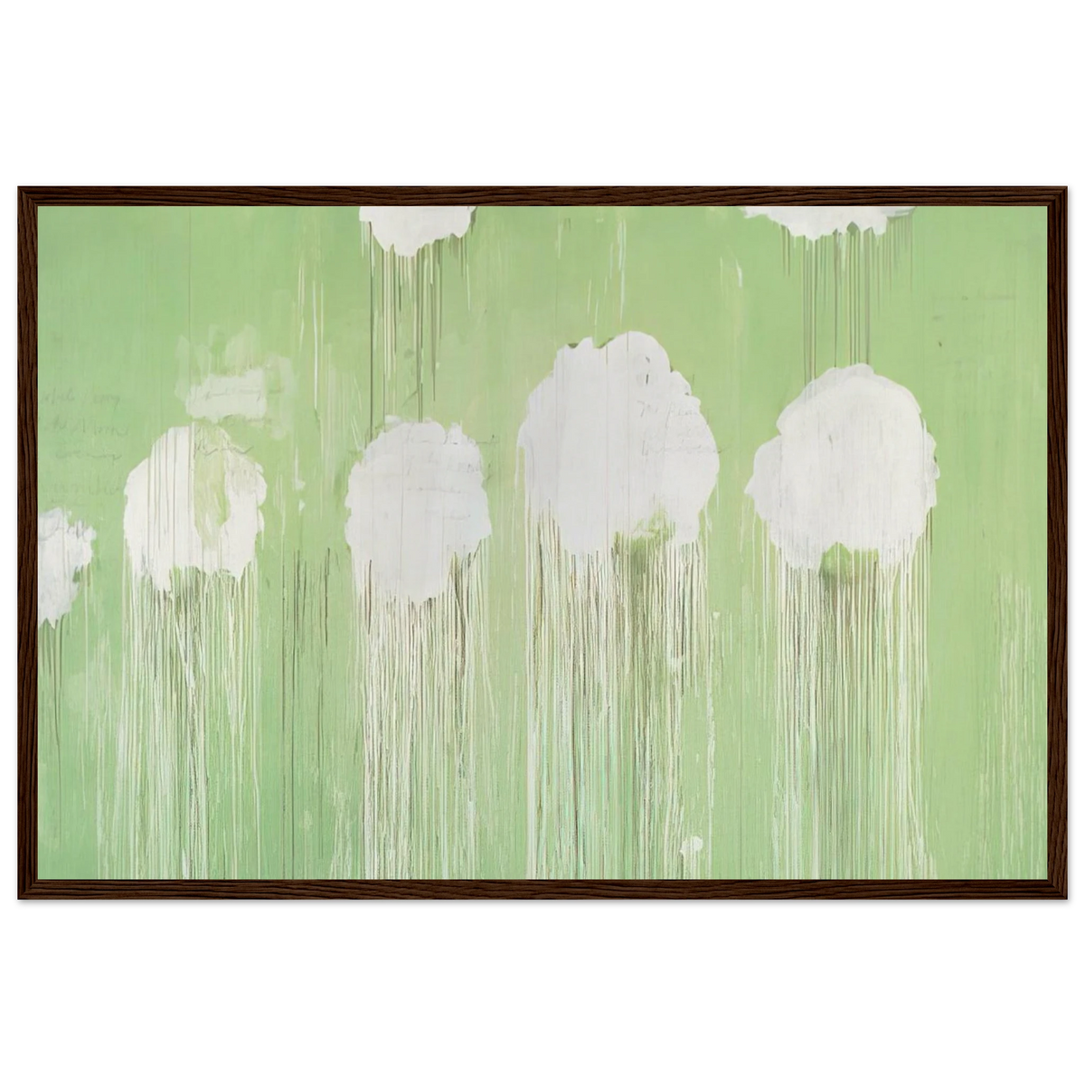 Untitled,  Peony Blossom Painting  Framed Poster | Cy Twombly Framed Prints Wall Art | Cy Twombly Store