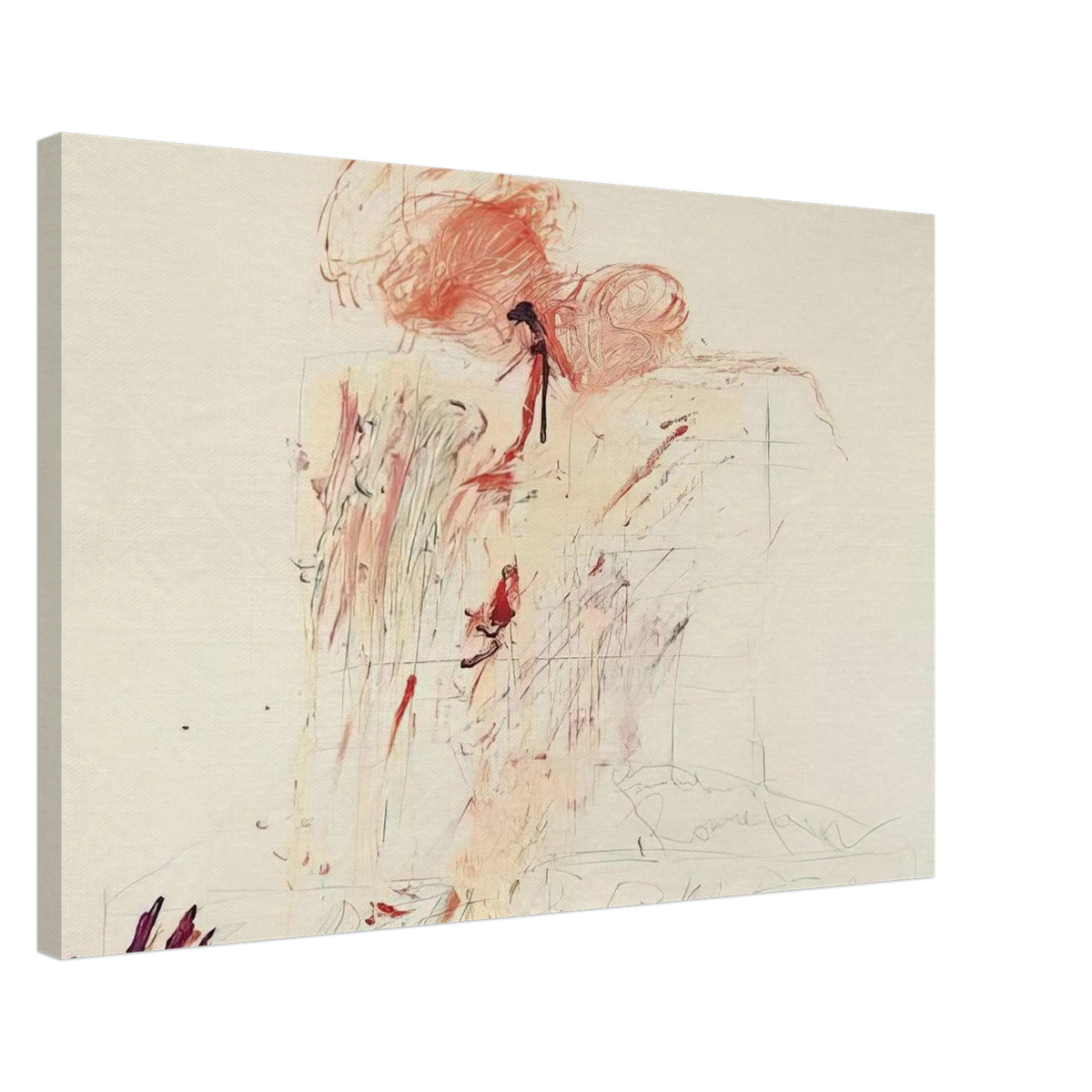 Death of Pompey  Rome  Canvas | Cy Twombly Canvas | Cy Twombly Store