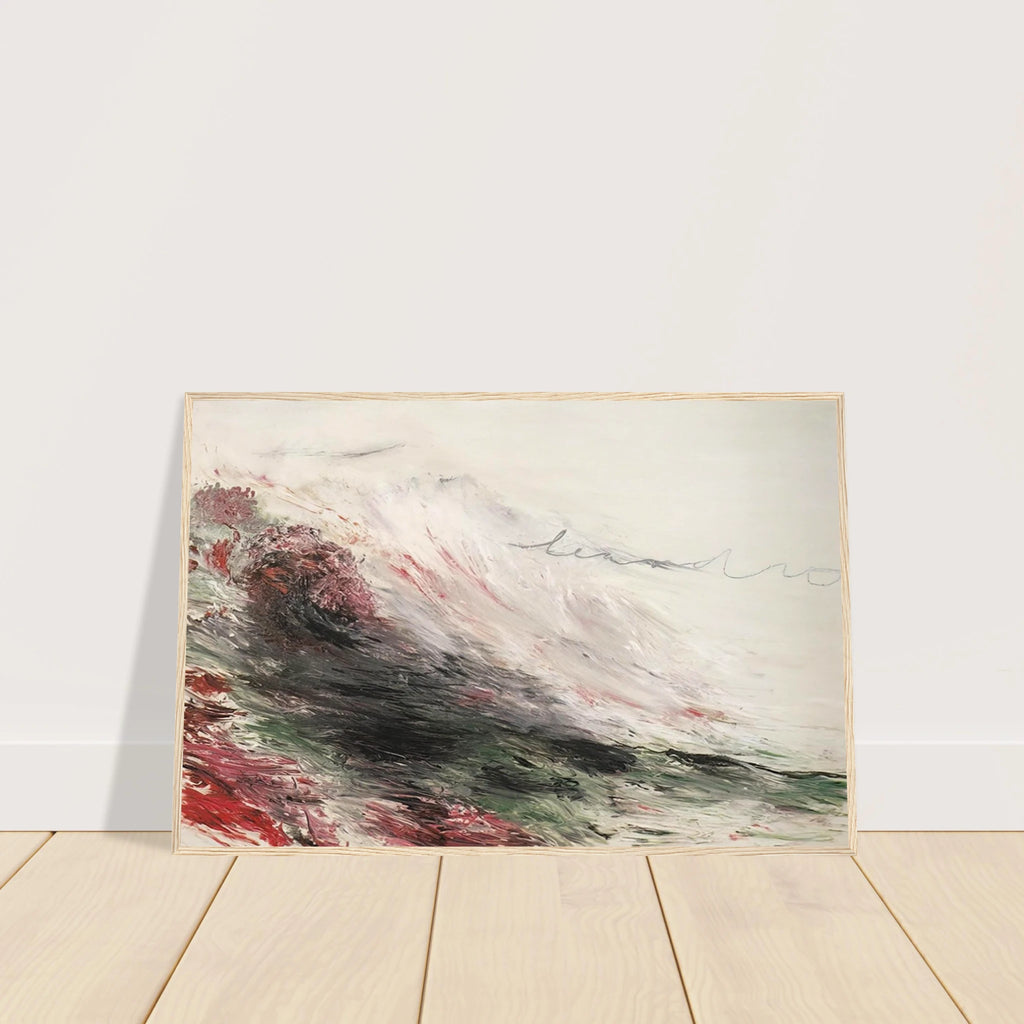 Hero and Leandro  A Painting in Four Parts  Part I Framed Poster | Cy Twombly Framed Prints Wall Art | Cy Twombly Store