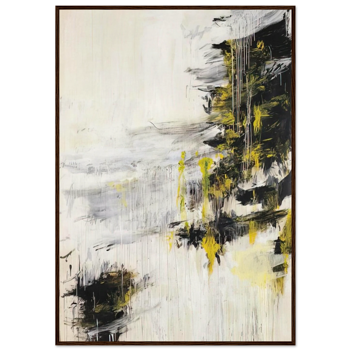 Quattro Stagioni II. Inverno Framed Poster | Cy Twombly Framed Prints Wall Art | Cy Twombly Store