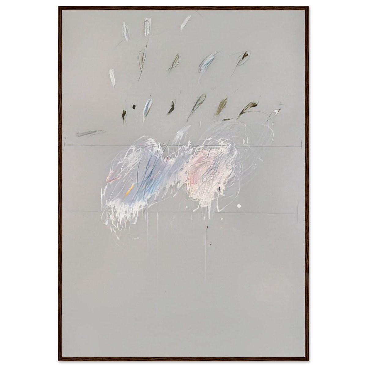 Nine Discourses on Commodus, Part VI Framed Poster | Cy Twombly Framed Prints Wall Art | Cy Twombly Store