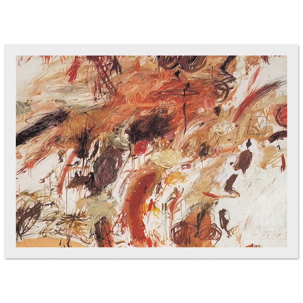 Ferragosto V Framed Poster | Cy Twombly Framed Prints Wall Art | Cy Twombly Store