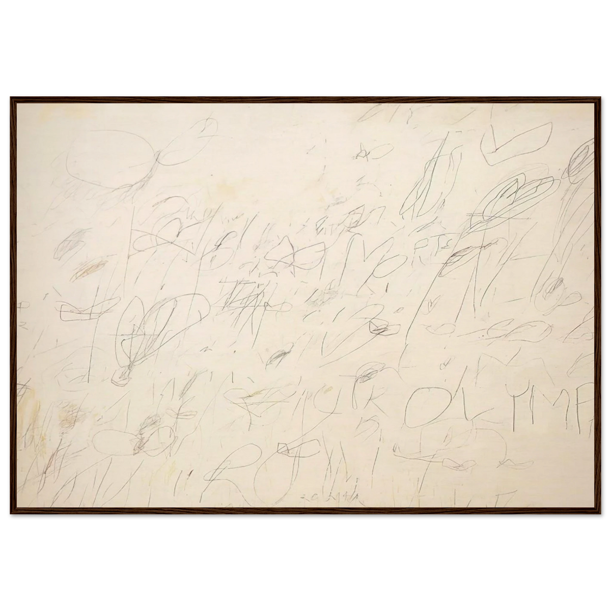 Olympia Framed Poster | Cy Twombly Framed Prints Wall Art | Cy Twombly Store