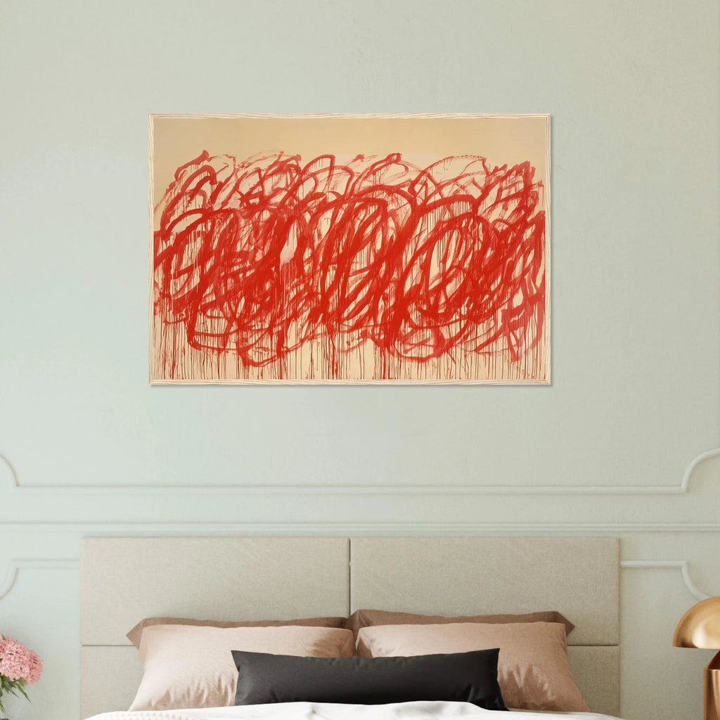 Untitled  Bacchus  Framed Poster | Cy Twombly Framed Prints Wall Art | Cy Twombly Store