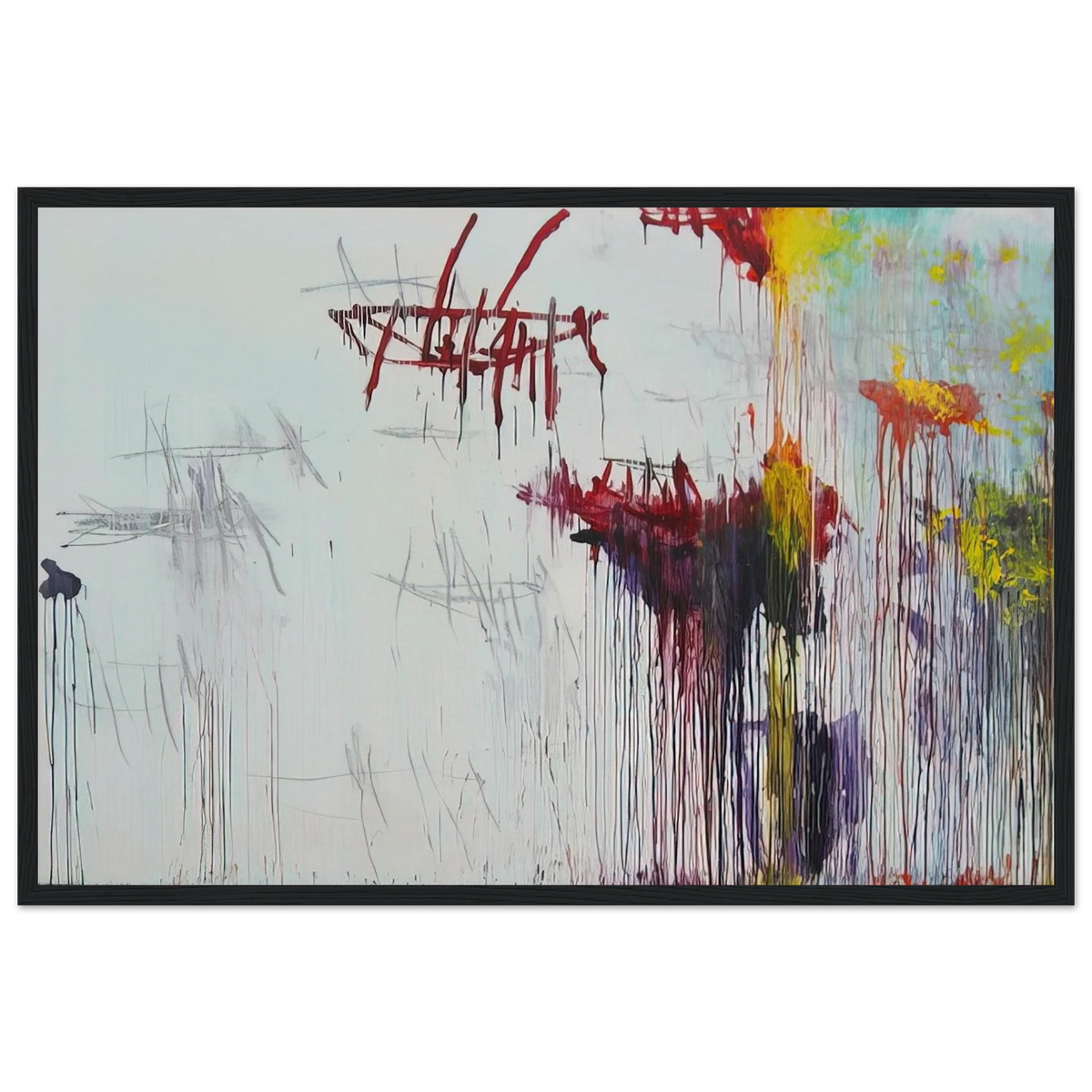 Lepanto, Part VI Framed Poster | Cy Twombly Framed Prints Wall Art | Cy Twombly Store
