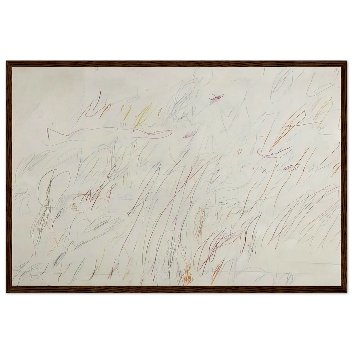Sunset Framed Poster | Cy Twombly Framed Prints Wall Art | Cy Twombly Store