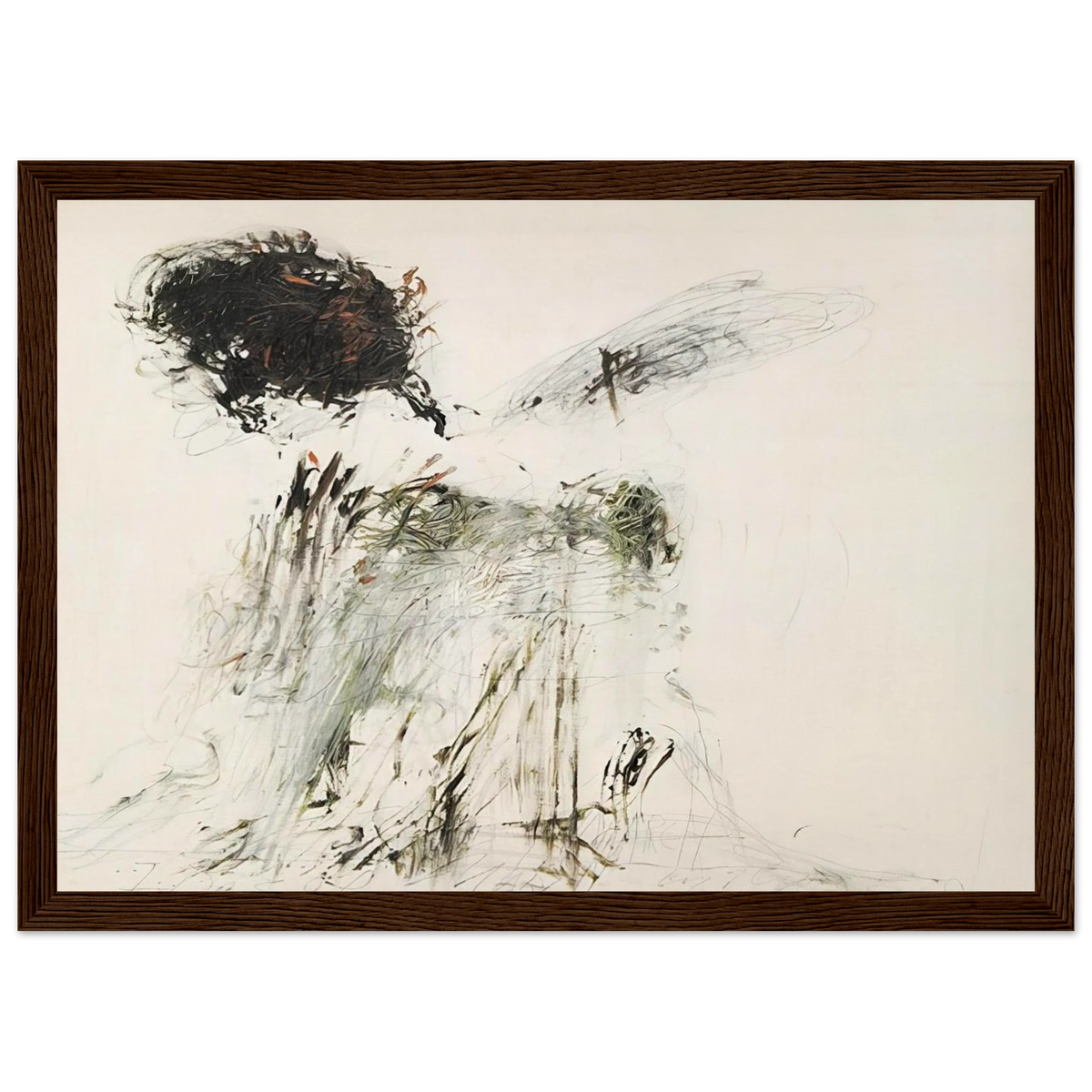 Ides of March Framed Poster | Cy Twombly Framed Prints Wall Art | Cy Twombly Store