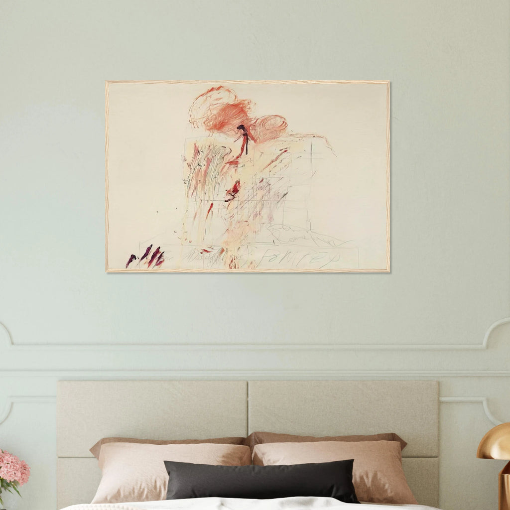 Death of Pompey  Rome  Framed Poster | Cy Twombly Framed Prints Wall Art | Cy Twombly Store