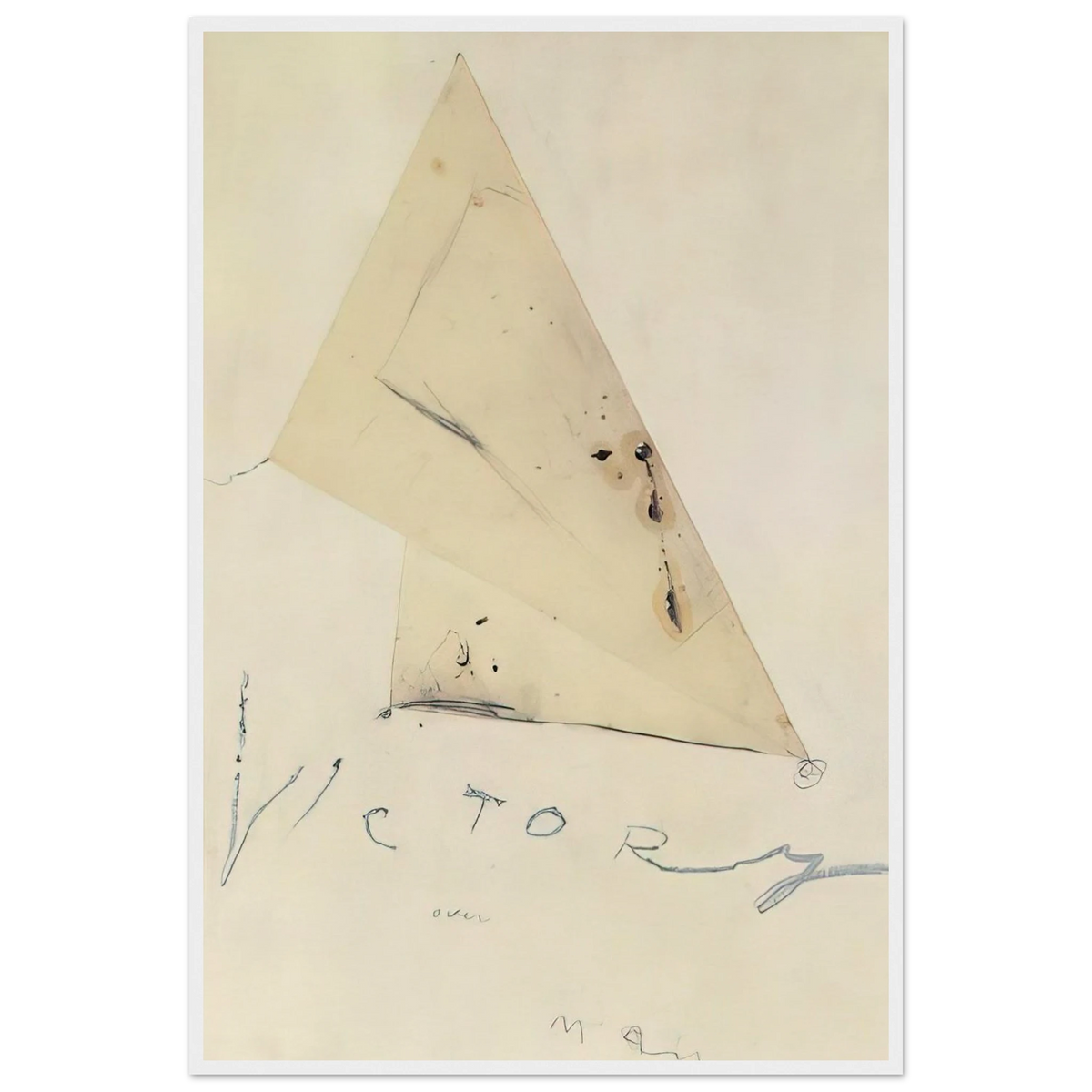 Victory Framed Poster | Cy Twombly Framed Prints Wall Art | Cy Twombly Store