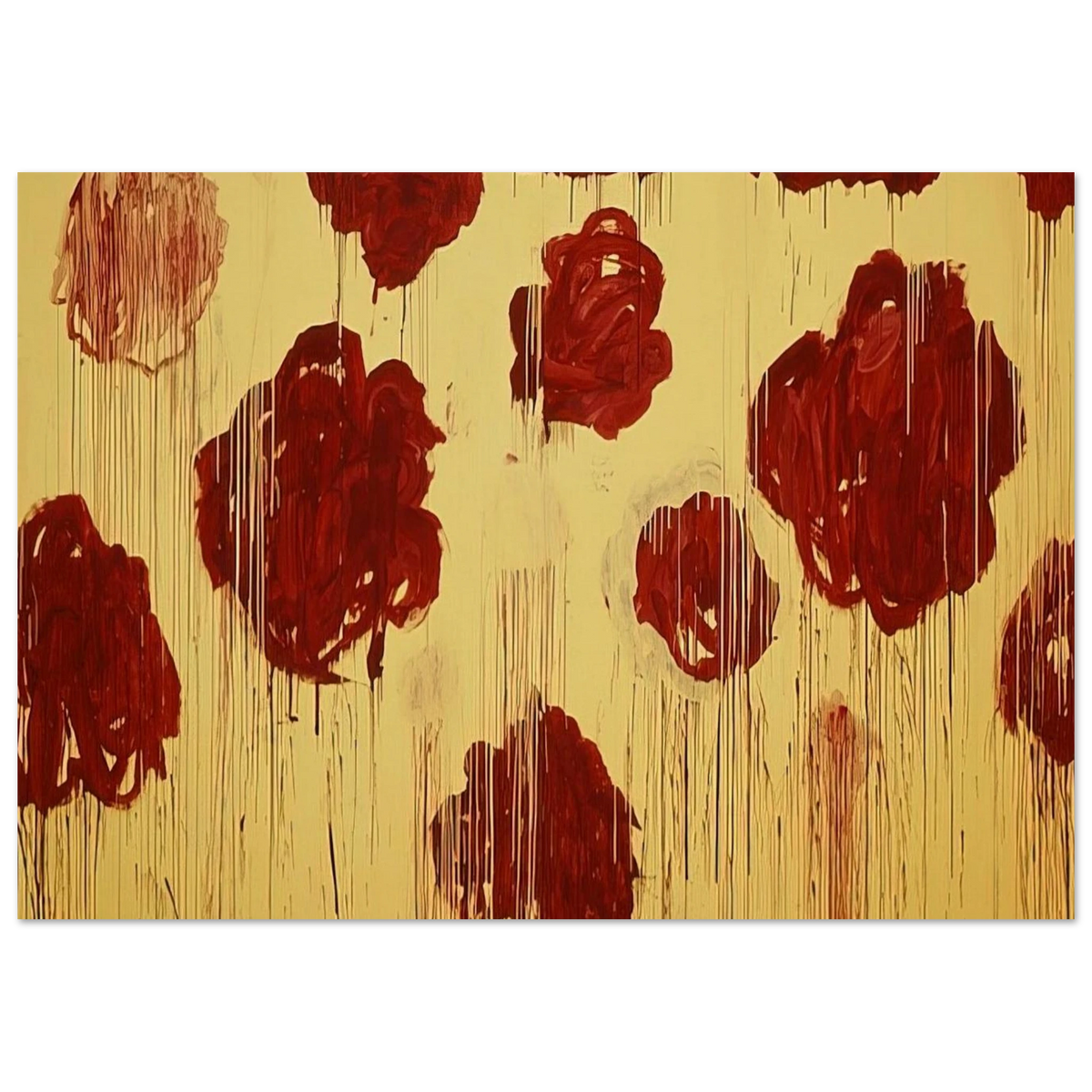 Untitled,  Blooming, A Scattering of Blossoms & Other Things  Poster | Cy Twombly Poster | Cy Twombly Store