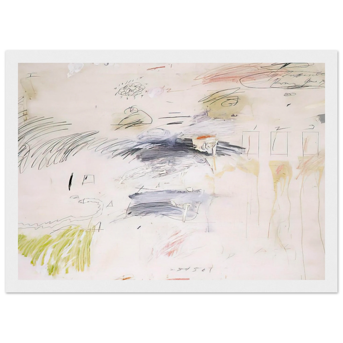 Untitled, Rome Framed Poster | Cy Twombly Framed Prints Wall Art | Cy Twombly Store