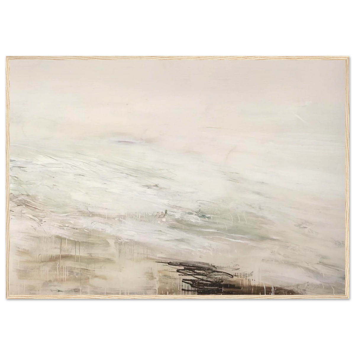Hero and Leandro  A Painting in Four Parts  Part II Framed Poster | Cy Twombly Framed Prints Wall Art | Cy Twombly Store